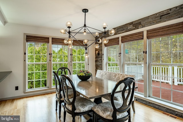 19 Longwood Ln, Newark, DE 19711 - dining space with plenty of natural light, visible vents, and a chandelier