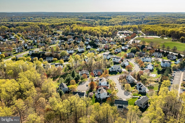 19 Longwood Ln, Newark, DE 19711 - aerial view with a residential view and a wooded view
