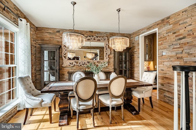 19 Longwood Ln, Newark, DE 19711 - dining space featuring wood finished floors and a chandelier