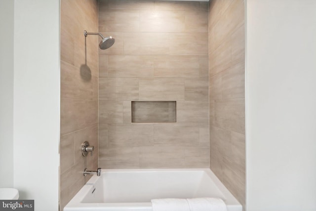 full bath with  shower combination and toilet