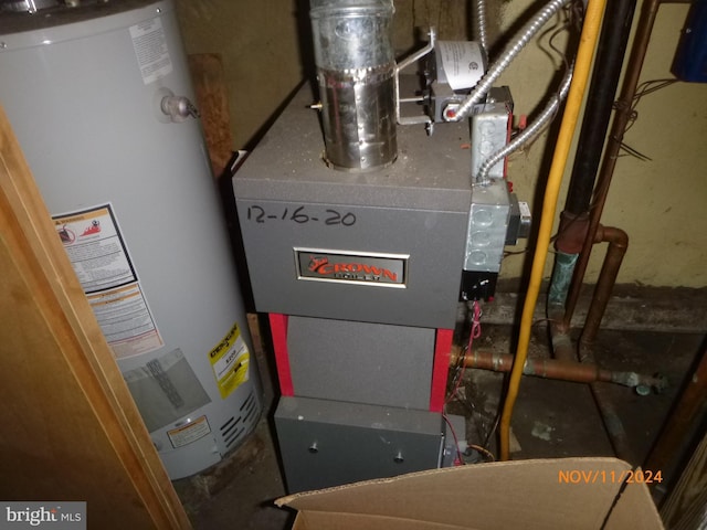 utilities with gas water heater