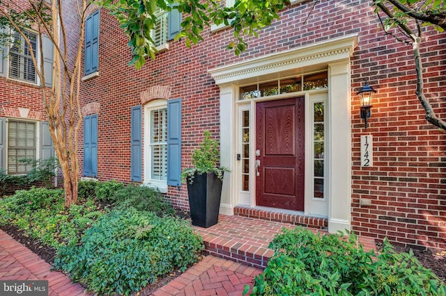 view of entrance to property