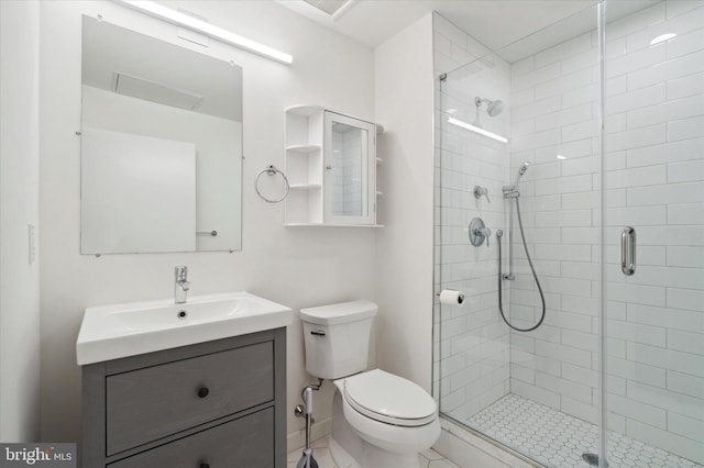 1501 N 31st St Unit 205, Philadelphia, PA 19121 - full bath with toilet, a stall shower, and vanity