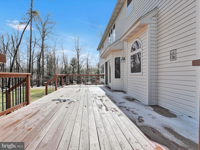 view of deck