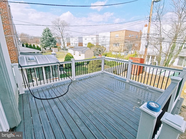 view of deck