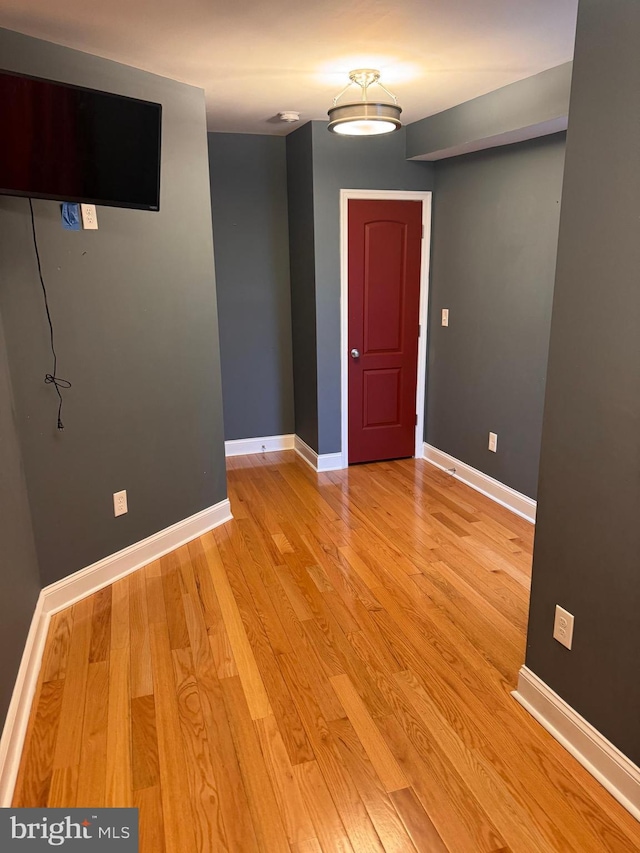 interior space featuring light hardwood / wood-style flooring