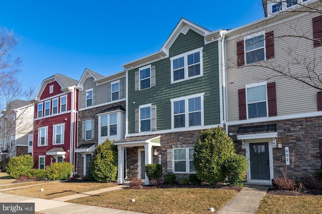 view of townhome / multi-family property