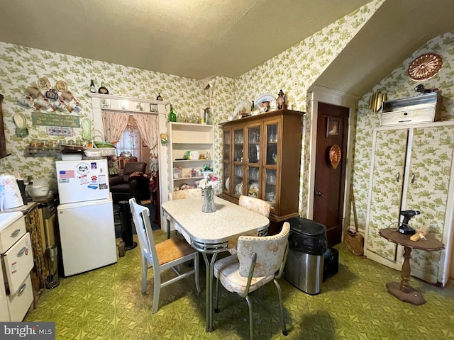 view of dining area