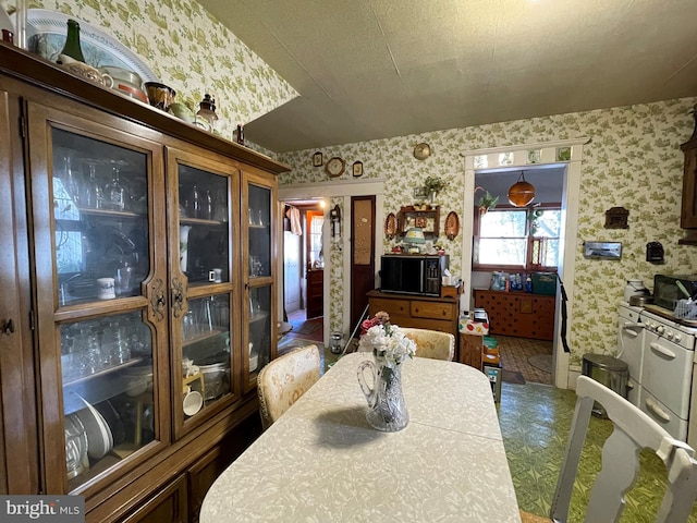 view of dining room