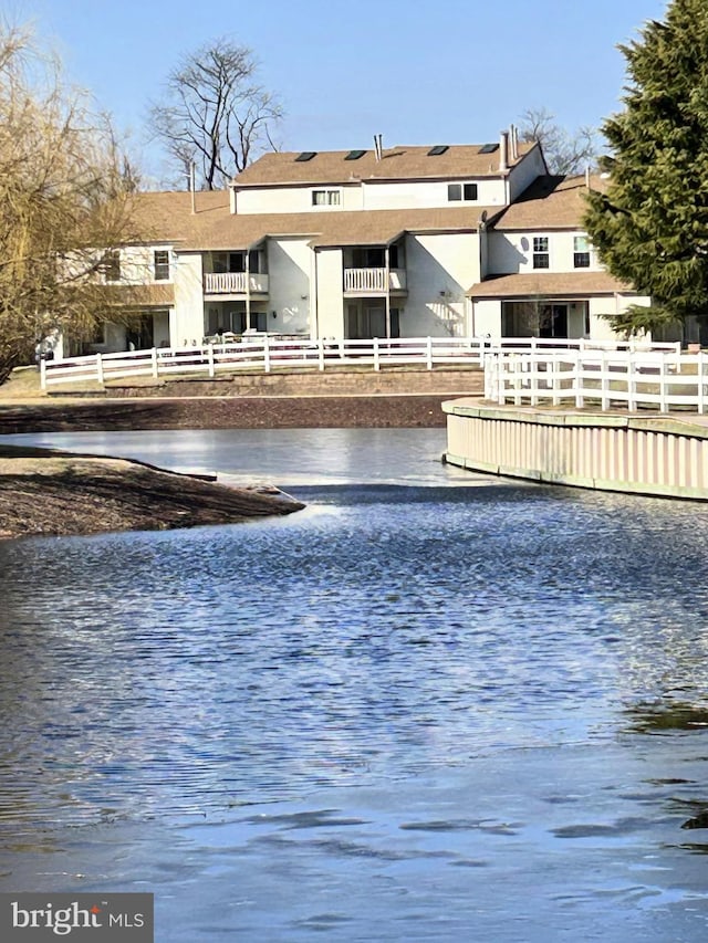 view of water feature