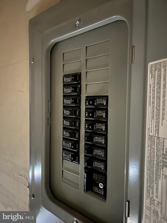 utility room featuring electric panel