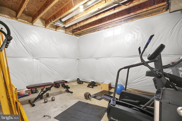 view of exercise room