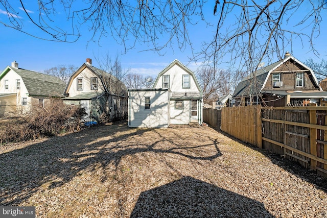 view of rear view of property