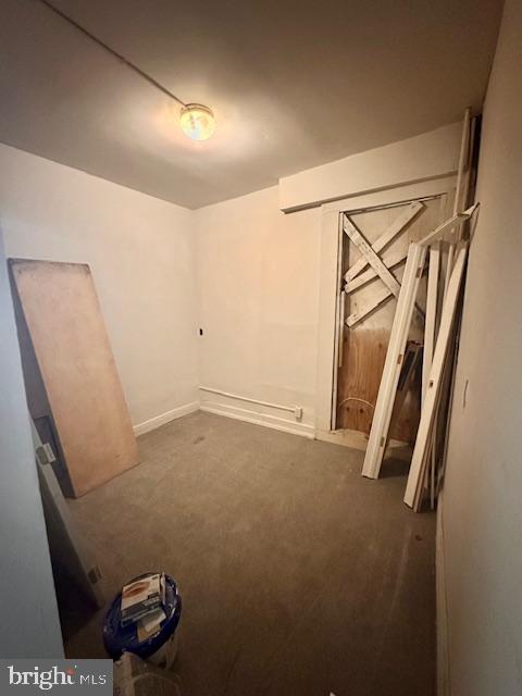 view of basement