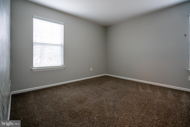 unfurnished room with carpet flooring