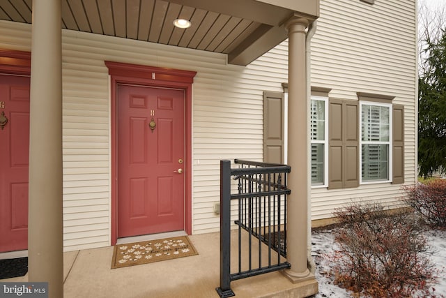 view of property entrance