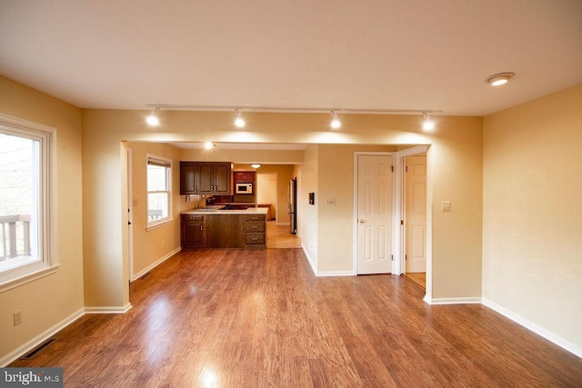 kitchen featuring wood-type flooring