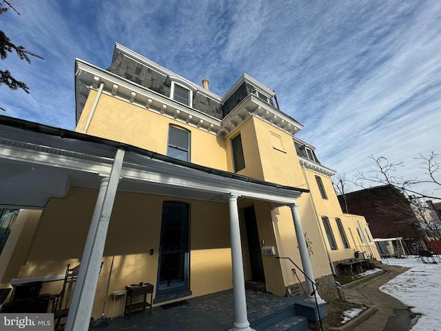 view of rear view of property