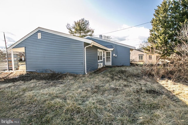 view of rear view of house