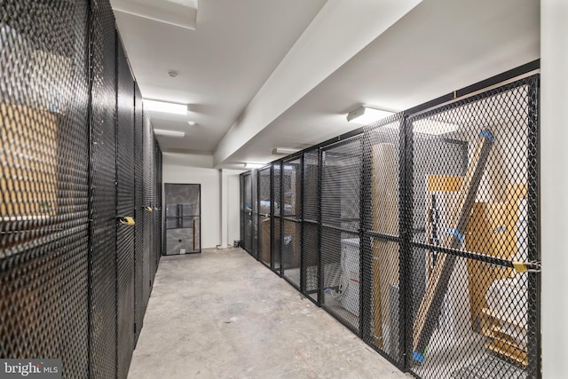 view of storage room