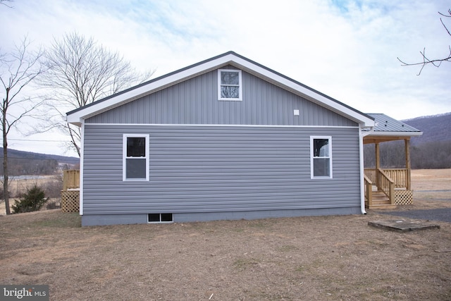 view of home's exterior