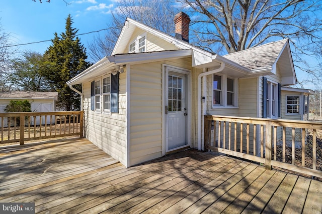 view of deck