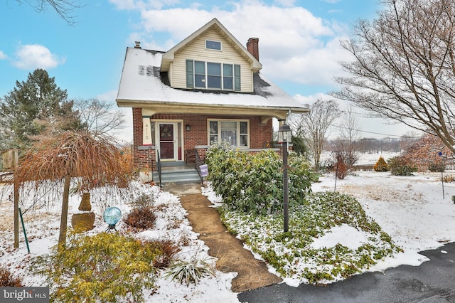 view of front of house featuring a porch