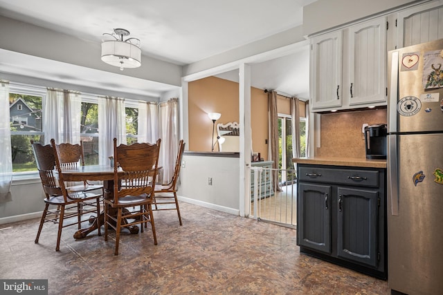 view of dining room