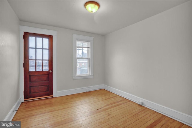 entryway featuring light hardwood / wood-style flooring