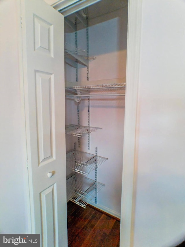 view of closet