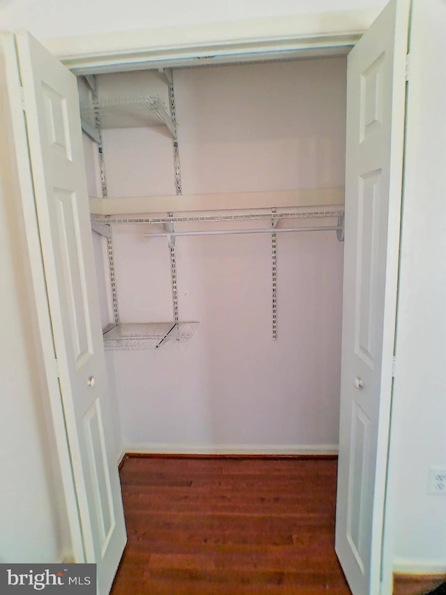 view of closet