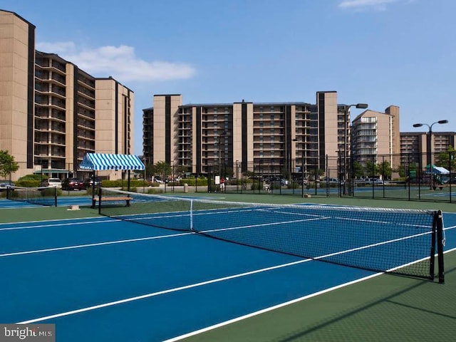 view of sport court