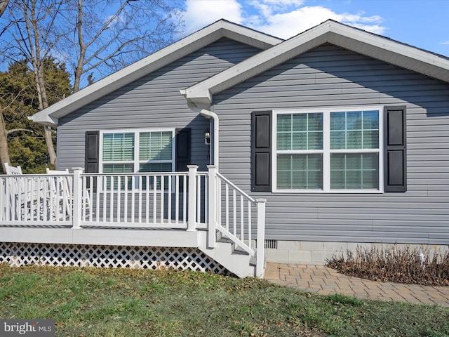 view of front of property