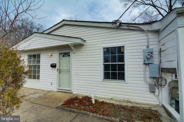 view of entrance to property