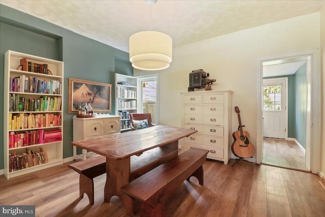 dining room featuring hardwood / wood-style floors