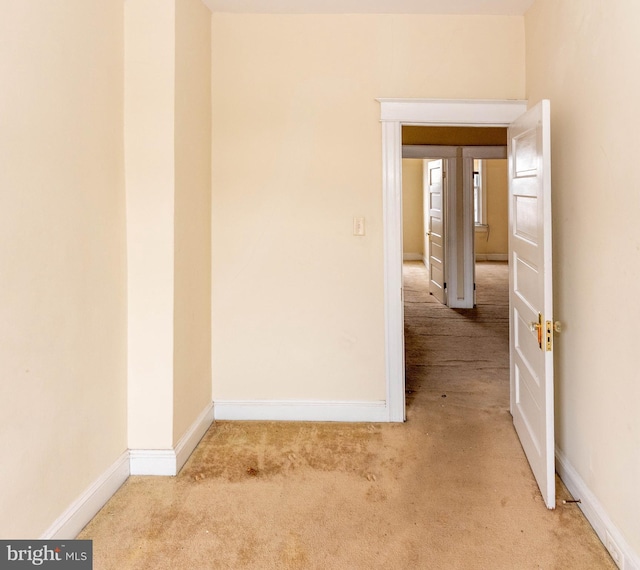 empty room with light carpet