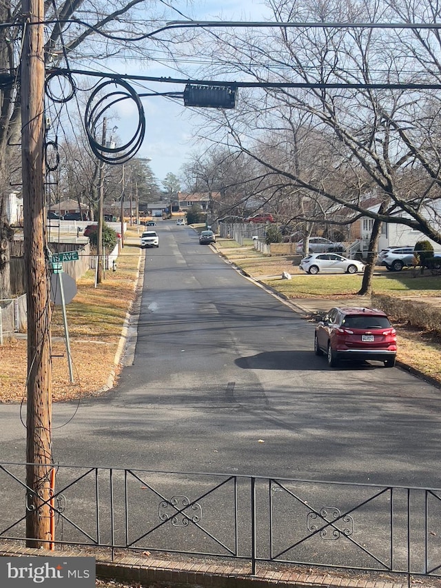 view of road