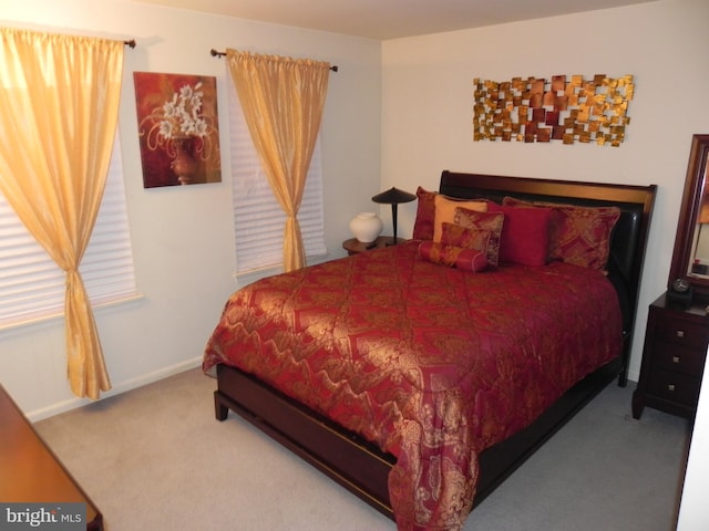 bedroom featuring carpet flooring