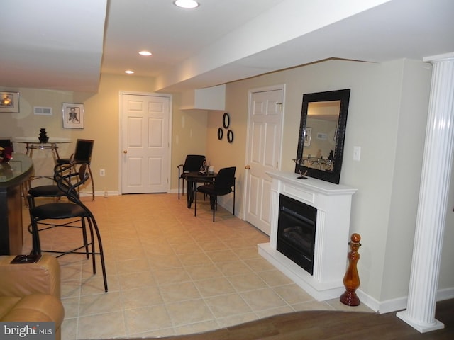 view of living room