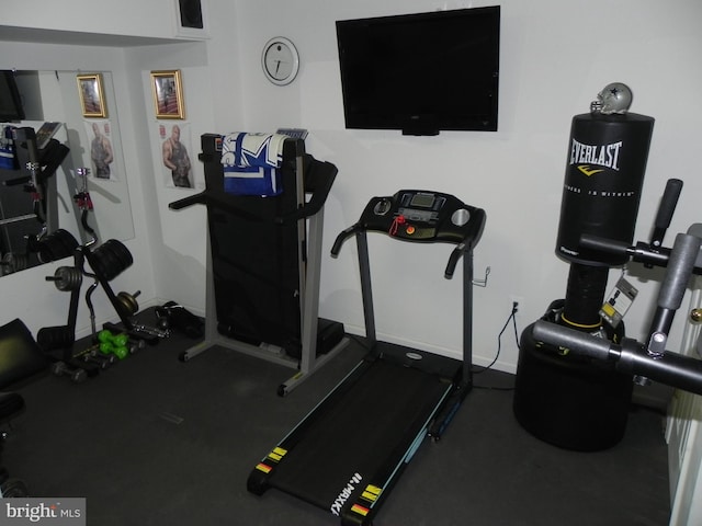 view of exercise room