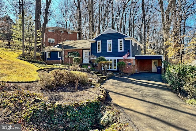 view of front of home