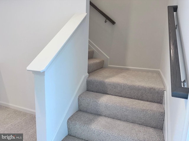 stairs with carpet