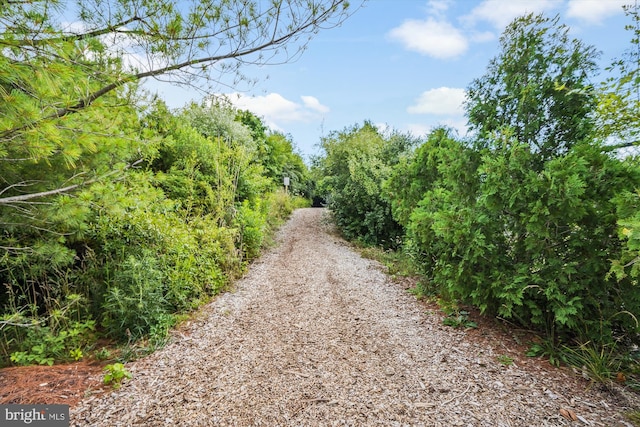 view of road