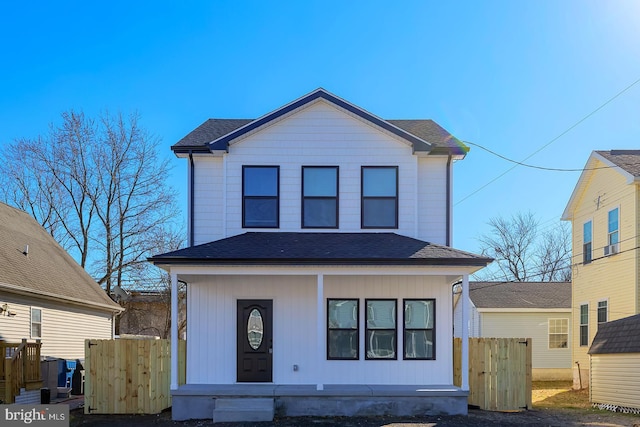 view of front of house featuring a porch