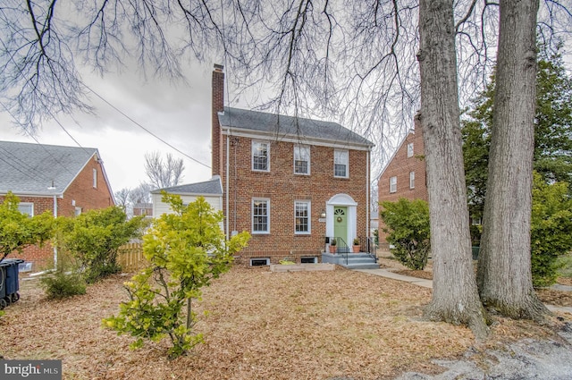 view of colonial-style house