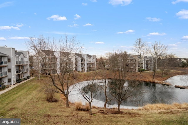 property view of water