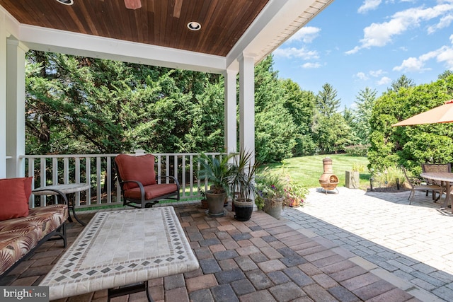 view of patio / terrace