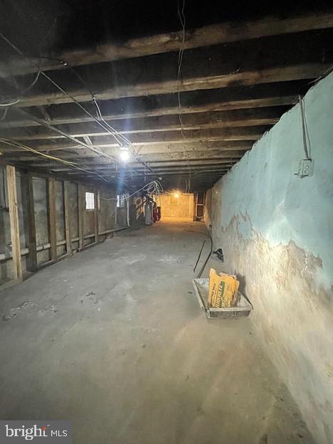 view of basement