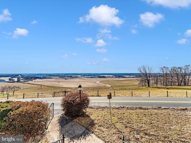 water view with a rural view