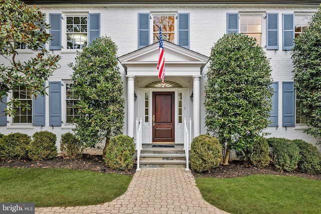 view of entrance to property